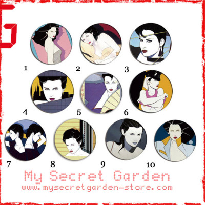 Patrick Naxxx - Pop Art Pinback Button Badge Set 3a or 3b ( or Hair Ties / 4.4 cm Badge / Magnet / Keychain Set ) Patrick Naxxx - Pop Art Pinback Button Badge Set 3a or 3b ( or Hair Ties / 4.4 cm Badge / Magnet / Keychain Set )